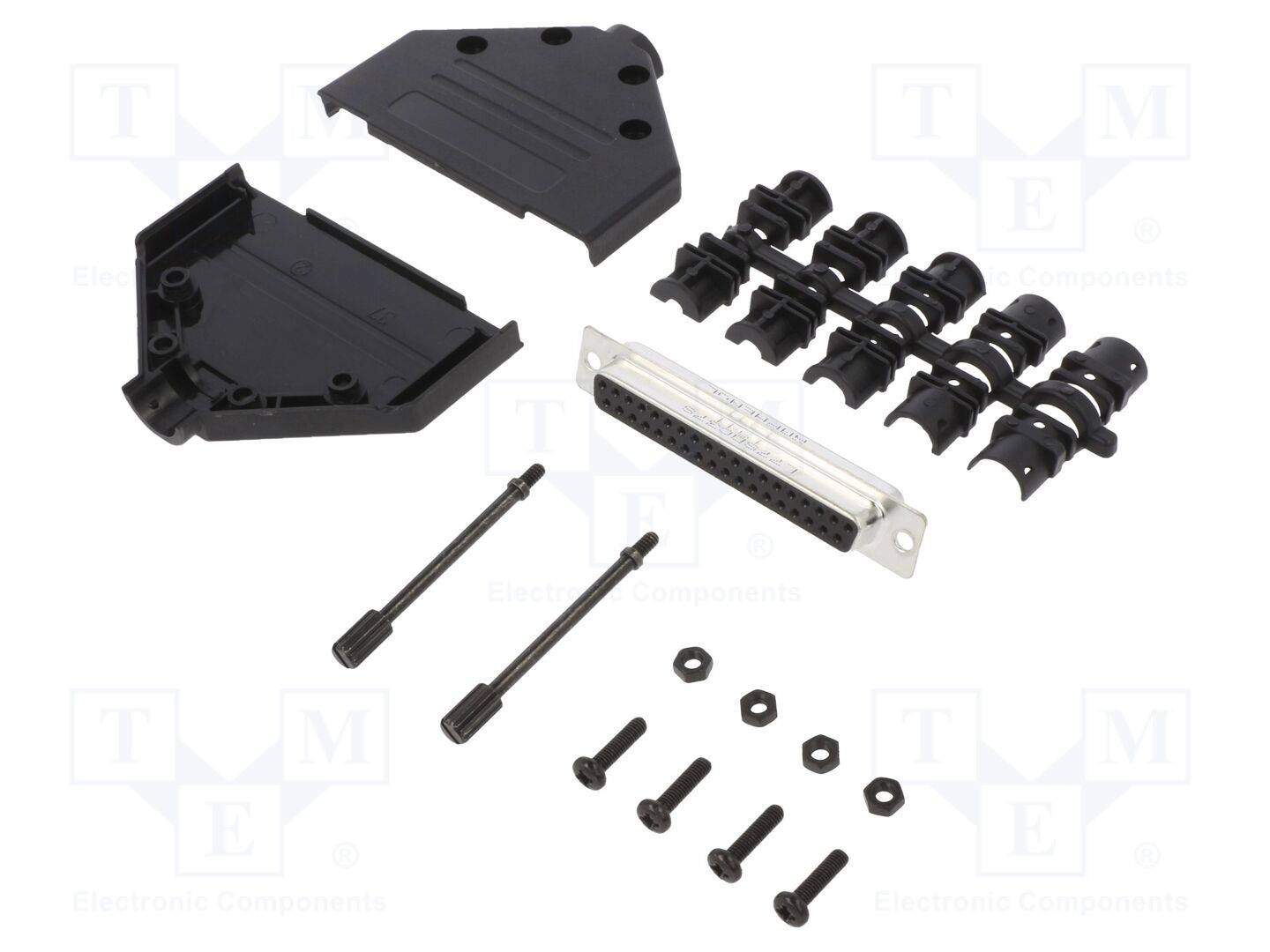 AMPHENOL COMMUNICATIONS SOLUTIONS DTPKP-37FSSL Connector: D-Sub; PIN: 37; vrouwelijk; recht; solderen; voor draad - 1 st