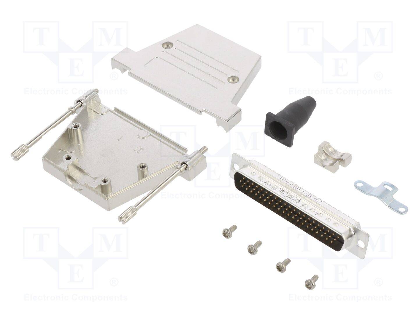 AMPHENOL COMMUNICATIONS SOLUTIONS DTSL-RGLJST-62MHSL Connector: D-Sub HD; PIN: 62; mannelijk; recht; solderen; UNC 4-40