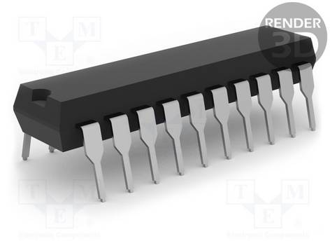 TEXAS INSTRUMENTS SN75161BN IC: interface; transceiver; 4,75÷5,25VDC; GPIB; THT; DIP20; Ch: 8 - 1 stuk