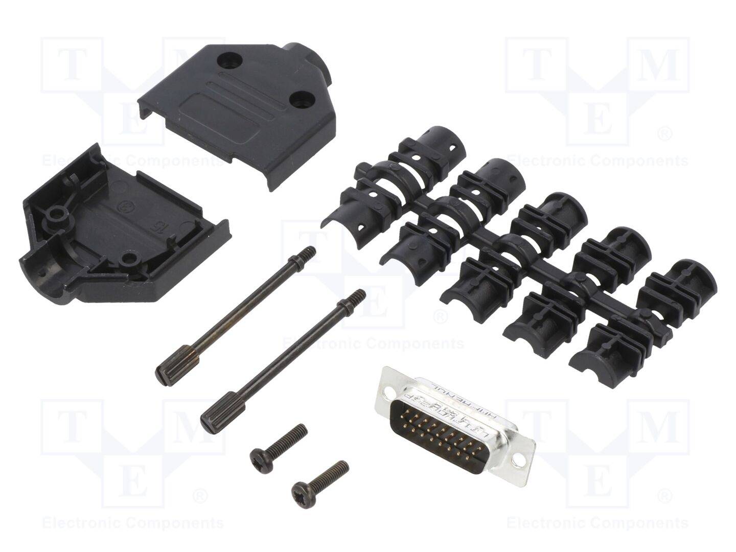 AMPHENOL COMMUNICATIONS SOLUTIONS DTPKP-26MHSL Connector: D-Sub HD; PIN: 26; mannelijk; recht; solderen; UNC 4-40 - 1 st