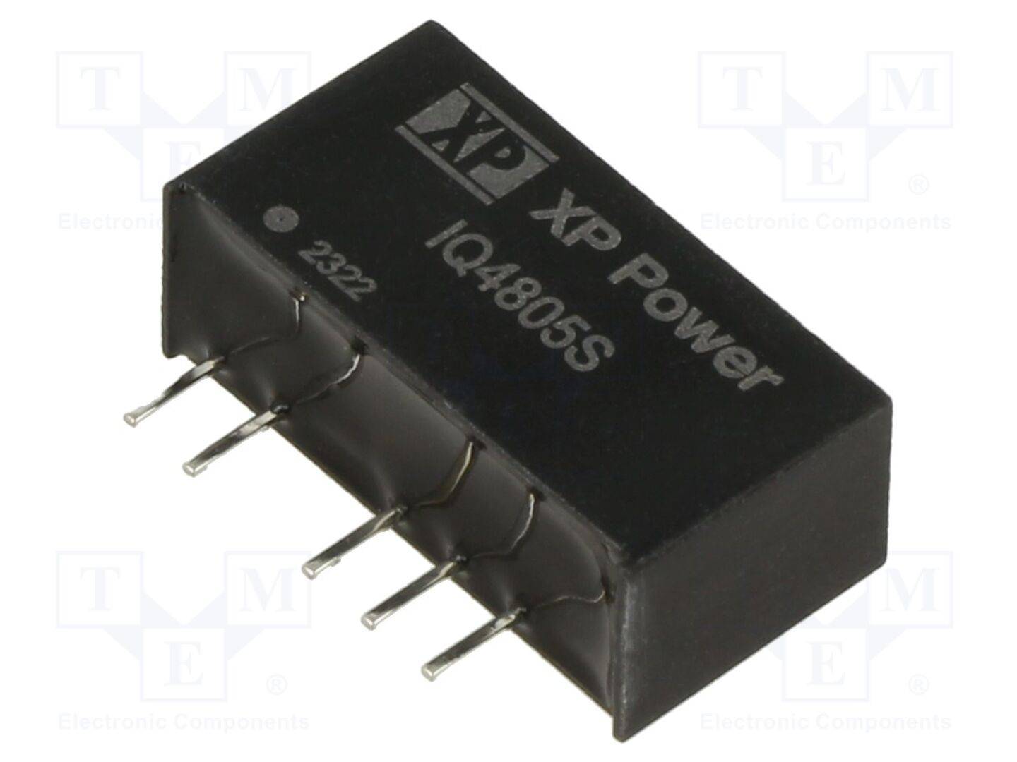XP POWER IQ4805S Omvormer: DC/DC; 1W; Uin: 48VDC; Uuit: 5VDC; Uuit2: -5VDC; Iuit: 100mA - 1 stuk-0