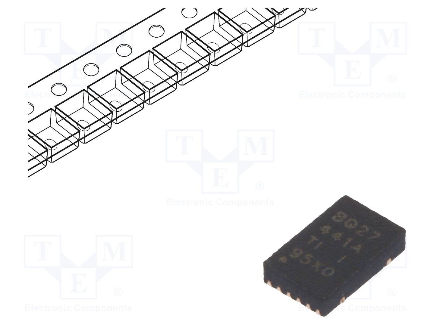 TEXAS INSTRUMENTS BQ27441DRZT-G1A IC: PMIC; acculaadregelaar; Iuit: 500uA; 4,2V; 1 x Li-Ion / Li-Po - 1 stuk-0