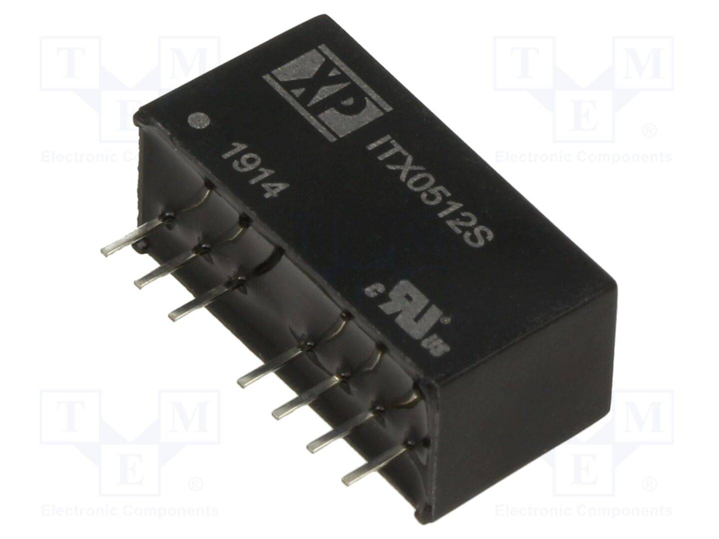XP POWER ITX0512S Omvormer: DC/DC; 6W; Uin: 4,5÷9VDC; Uuit: 12VDC; Uuit2: -12VDC; SIP8 - 1 stuk-0