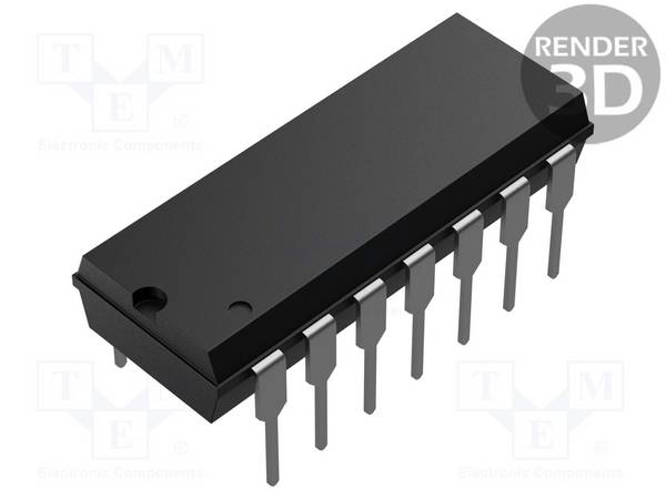 STMicroelectronics E-TEA3718DP IC: driver; motorcontroller; PDIP14; -1,5÷1,5A; 10÷50VDC - 1 stuk