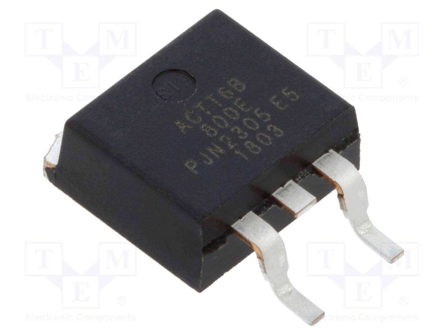 WeEn Semiconductors ACTT6B-800E.118 Thyristor: AC switch; 800V; Ifmax: 6A; Igt: 10mA; D2PAK; SMD - 1 stuk-0