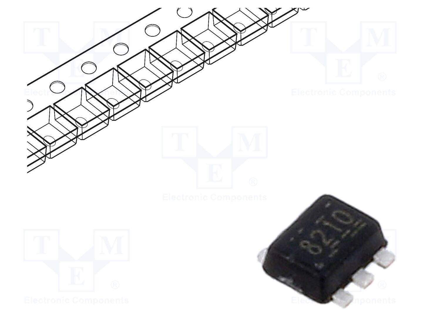 TEXAS INSTRUMENTS DRV8210DRLR IC: driver; H brug; borstelmotorcontroller; SOT5X3; 1,76A; Ch: 1 - 1 stuk-0