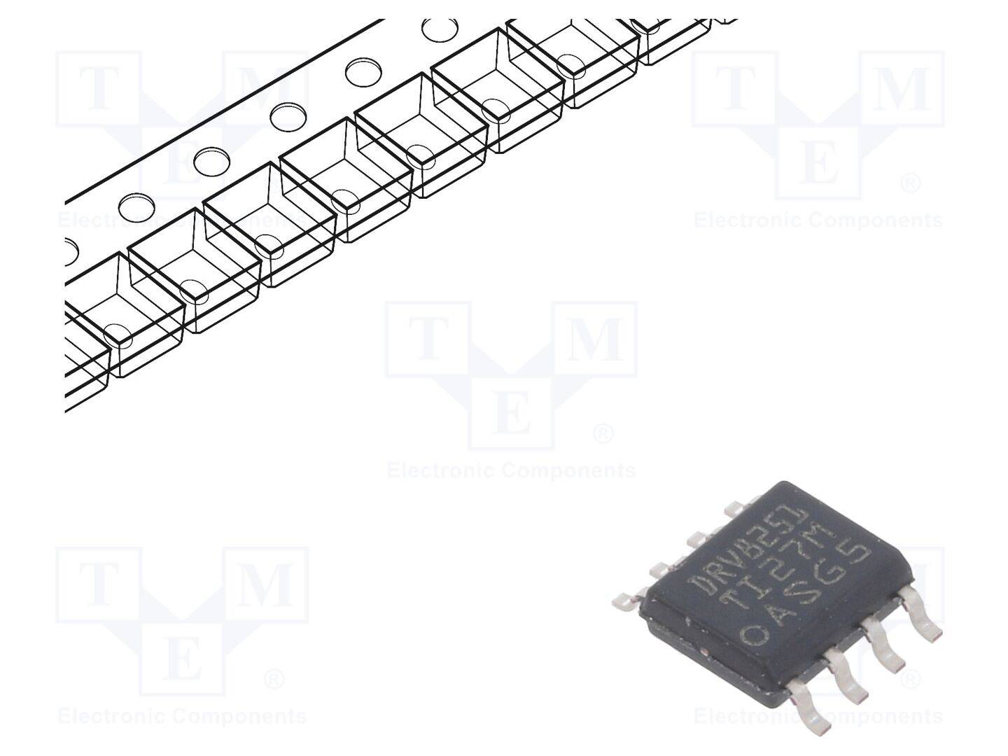 TEXAS INSTRUMENTS DRV8251DDAR IC: driver; H brug; borstelmotorcontroller; PWM; HSOP8-EP; 4,1A - 1 stuk-0