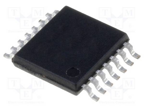 MICROCHIP TECHNOLOGY MCP3004-I/ST IC: omvormer A/D; Ch: 4; 10bit; 200ksps; 2,7÷5,5V; TSSOP14; buis - 1 stuk