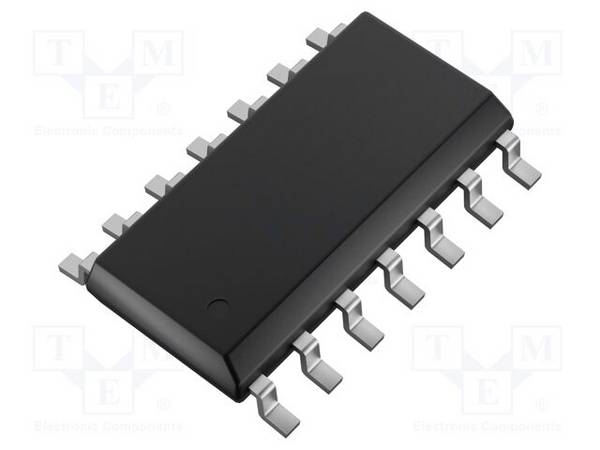 MICROCHIP TECHNOLOGY MCP14LH21904T-E/SL IC: driver; MOSFET-poortcontroller; SOIC14; -4,5÷4,5A; Ch: 2 - 1 stuk