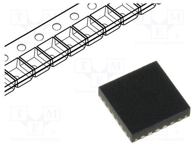 MICROCHIP TECHNOLOGY MCP19116-E/MJ IC: driver; boost,flyback,SEPIC,Čuk; AUSART,I2C; QFN24; Ch: 1; 1A - 1 stuk-0