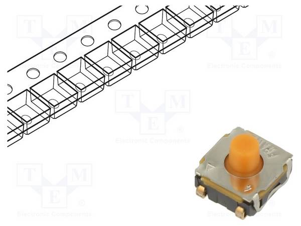 C&K KSC441J70SHSP Microschakelaar TACT; SPST-NO; pos: 2; 0,05A/32VDC; SMT; geen; 4N - 1 stuk