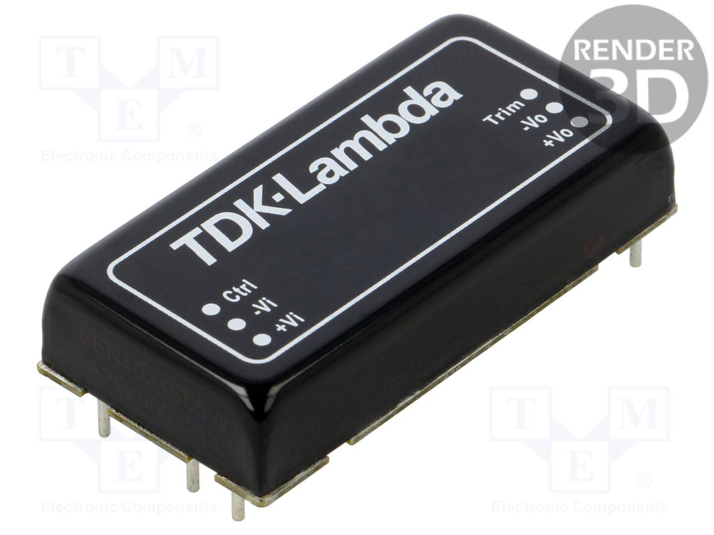 TDK-LAMBDA PXD40-48WS48 Omvormer: DC/DC; 40W; Uin: 18÷75VDC; Uuit: 48VDC; Iuit: 833mA; THT - 1 stuk-0