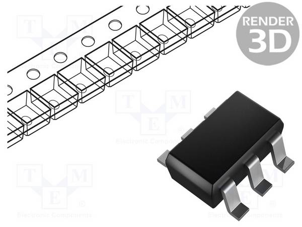 TEXAS INSTRUMENTS BQ21040DBVR IC: PMIC; acculaadregelaar; Iuit: 800mA; 4,2V; 1 x Li-Ion / Li-Po - 1 stuk