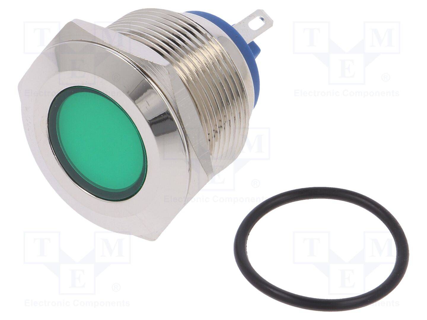 NINIGI IND22-24G-C Controlelampje: LED; plat; groen; 24VDC; 24VAC; Ø22mm; connectoren - 1 stuk-0