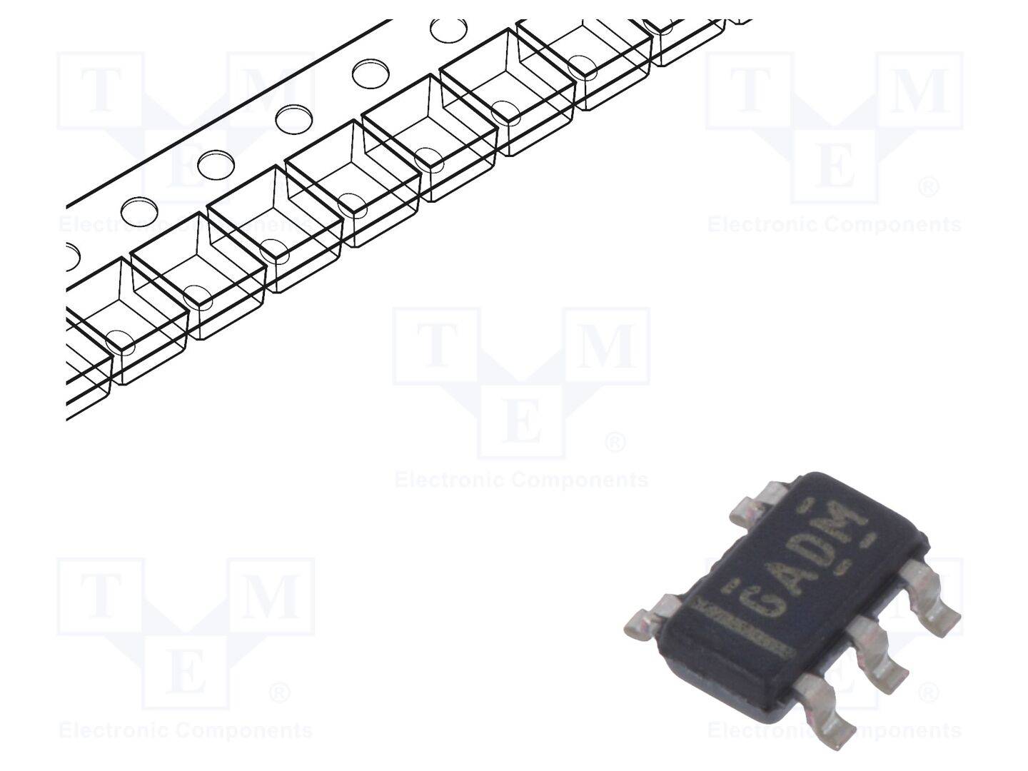 TEXAS INSTRUMENTS REF2030AIDDCT IC: spanning referentiebronnen; 3V; ±0,05%; TSOT23-5; rol,band - 1 stuk-0
