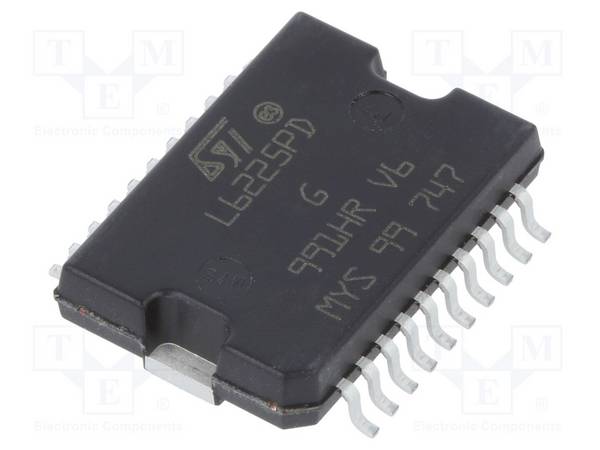 STMicroelectronics L6225PD IC: driver; H brug; motorcontroller; PowerSO20; 2,8A; Ch: 2; 100kHz - 1 stuk