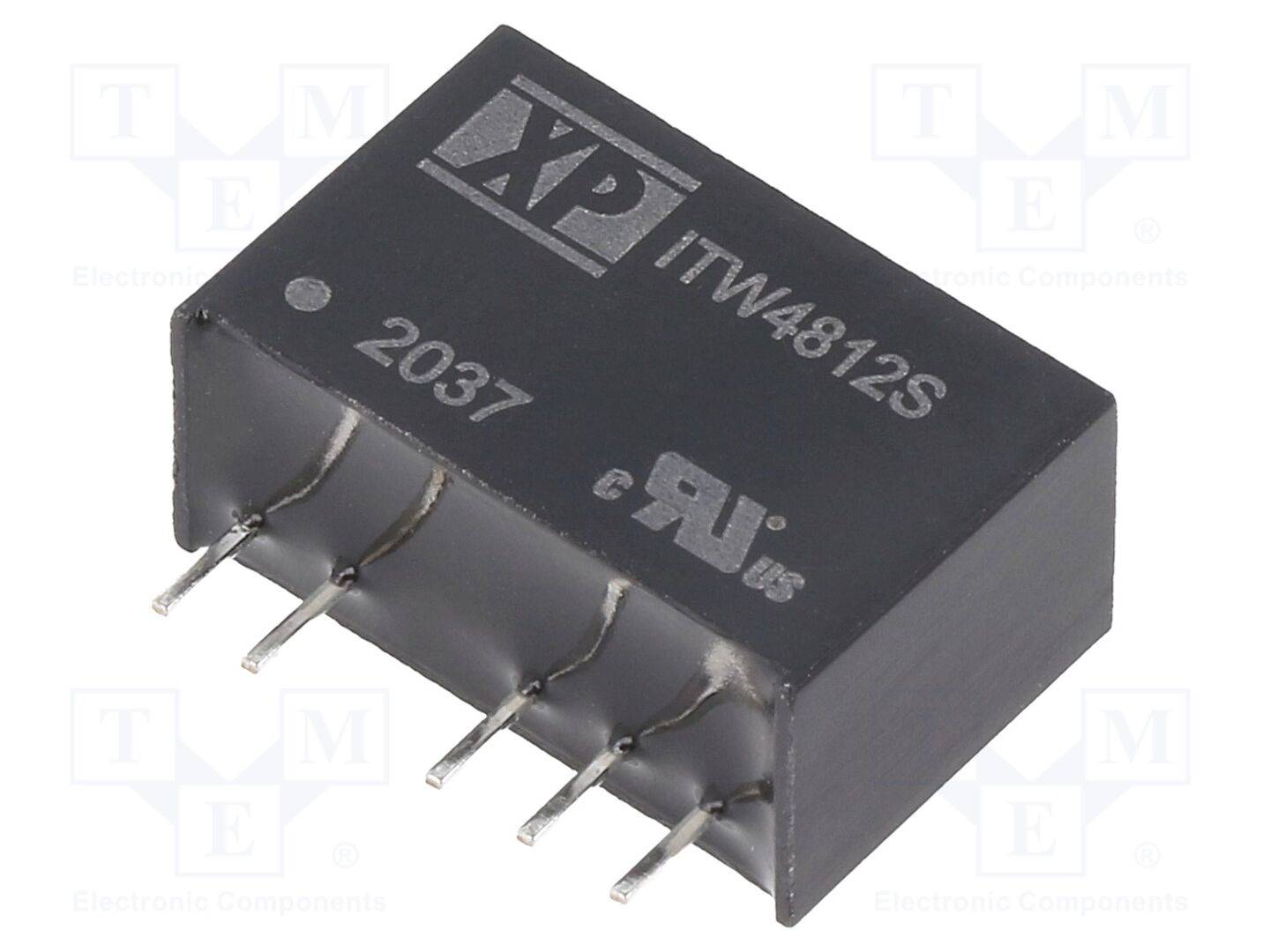 XP POWER ITW4812S Omvormer: DC/DC; 1W; Uin: 36÷75VDC; Uuit: 12VDC; Uuit2: -12VDC; SIP - 1 stuk-0
