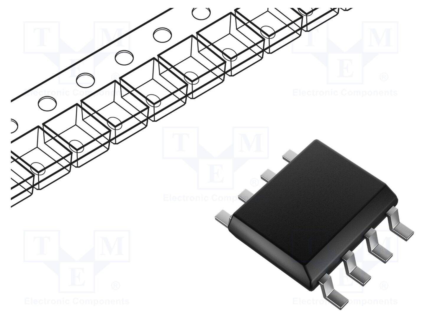 TEXAS INSTRUMENTS UCC27322DR IC: driver; enkele transistor; low-side,poortcontroller; SO8; 9A - 1 stuk-0