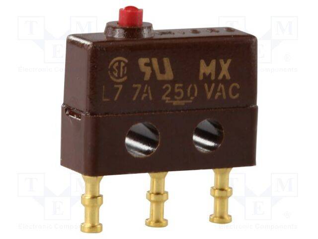 HONEYWELL 21SX39-T Microschakelaar SNAP ACTION; 7A/250VAC; zonder hefboom; SPDT - 1 stuk