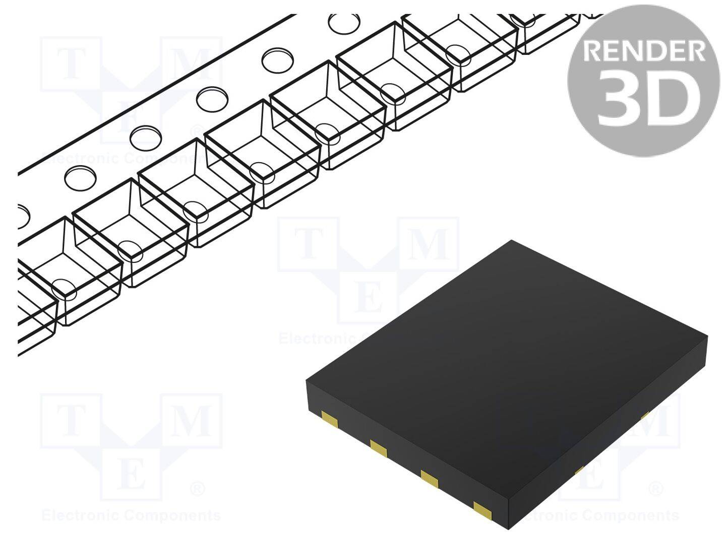 TEXAS INSTRUMENTS DRV8837DSGR IC: driver; H brug; borstelmotorcontroller; WSON8; 0÷1,5A; Ch: 1 - 1 stuk-0