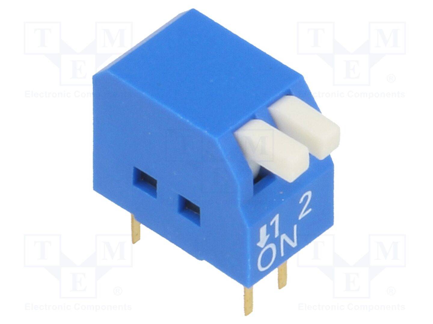 NINIGI DP-02 Schakelaar: DIP-SWITCH; Aantal secties: 2; ON-OFF; 0,05A/12VDC - 1 stuk-0
