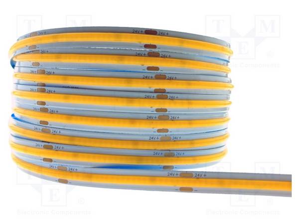 ESPE ELC-1024-30K20 COB ledstrip; warm wit; 8mm; IP20; 120°; 10W/m; CRImin: 90; 24VDC - 1 meter