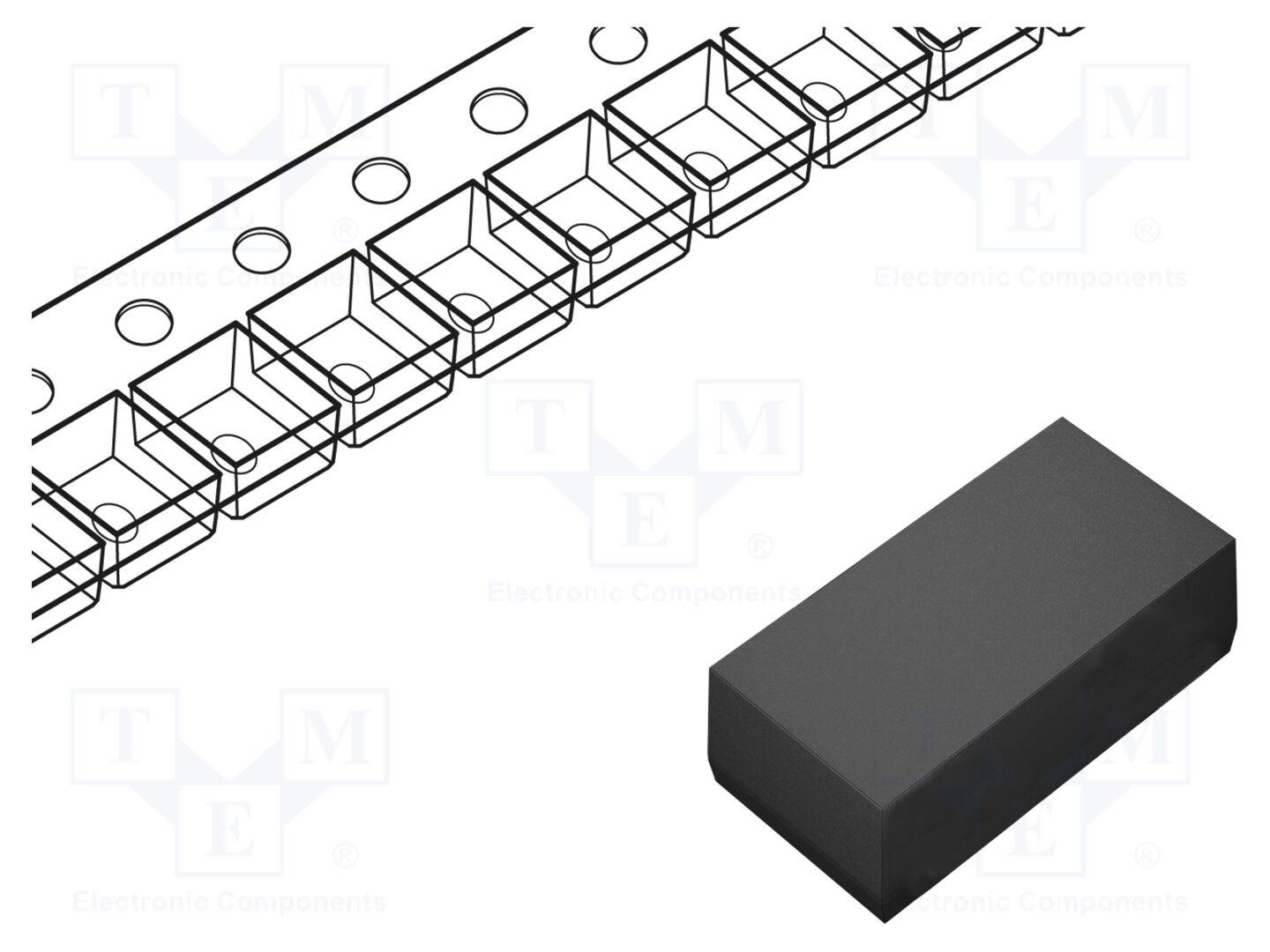 TEXAS INSTRUMENTS TMUX1204DQAR IC: multiplexer; SP4T; Ch: 1; USON10; 1,08÷5,5VDC; rol,band - 1 stuk-0