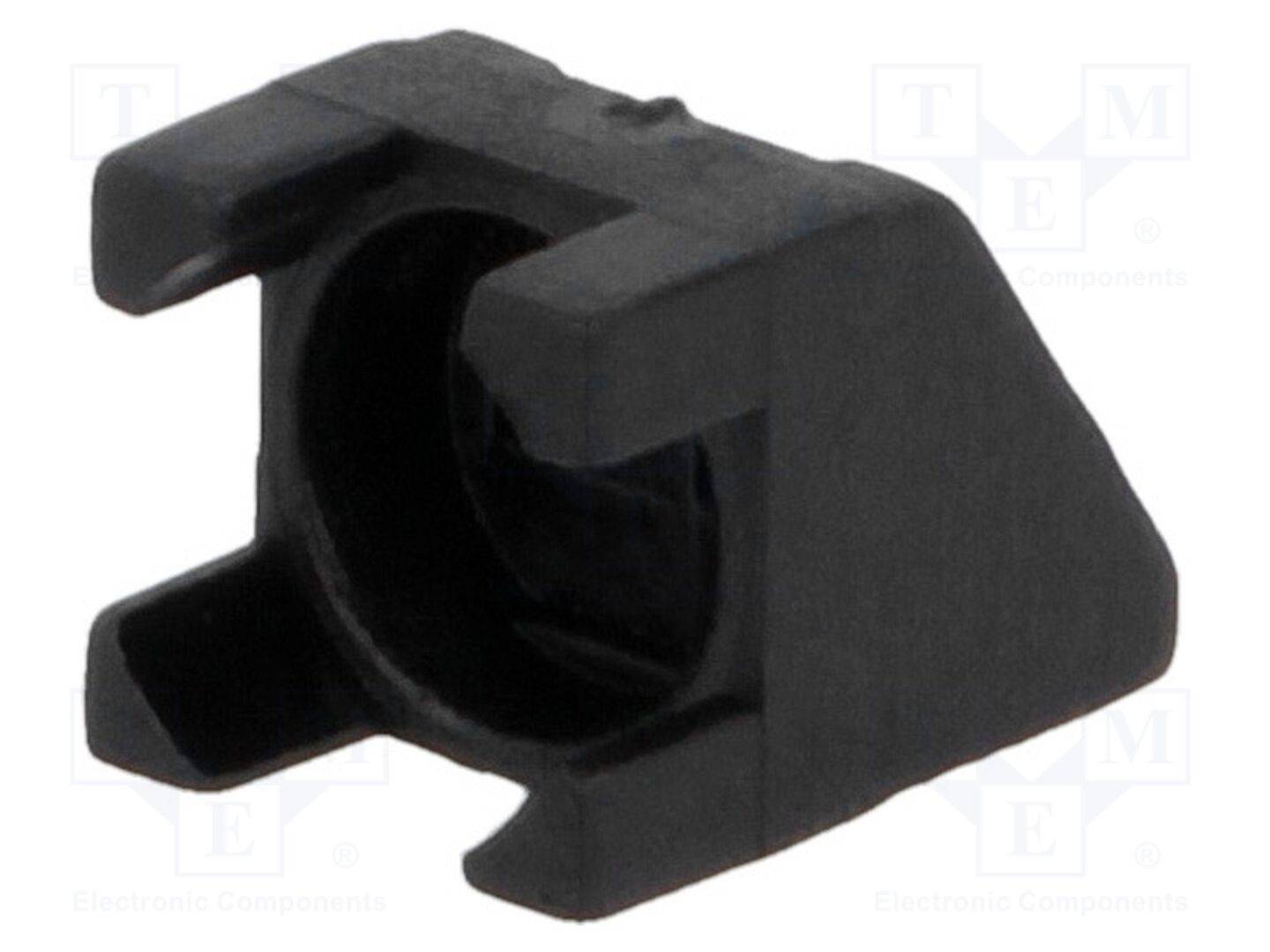 FIX&FASTEN FIX-LED1L-2.5 LED behuizing; 5mm; polyamide; hoekig; zwart; UL94V-2; Aant.diod: 1 - 50 stuks-0