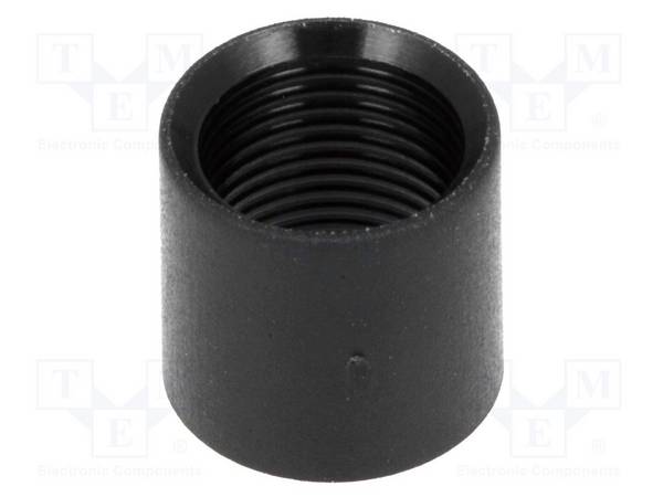FIX&FASTEN FIX-LED5-8T Moer; 5mm; zwart; UL94V-2; L: 8,5mm; polyamide - 10 stuks