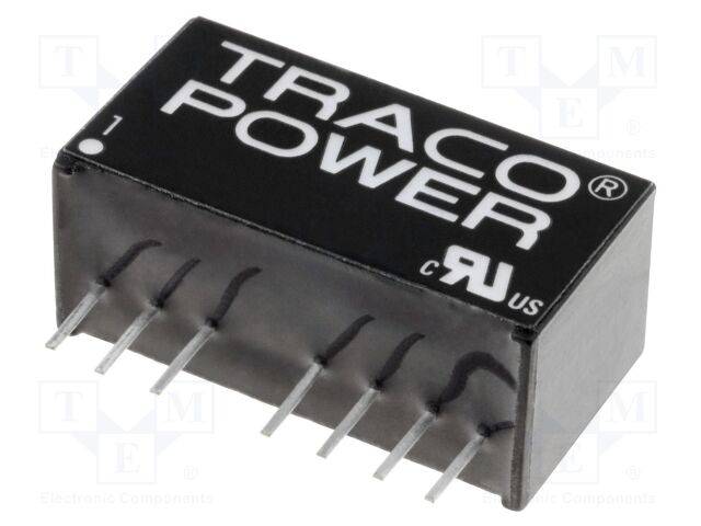 TRACO POWER TMR2421 Omvormer: DC/DC; 2W; Uin: 18÷36VDC; Uuit: 5VDC; Uuit2: -5VDC; SIP8 - 1 stuk-0