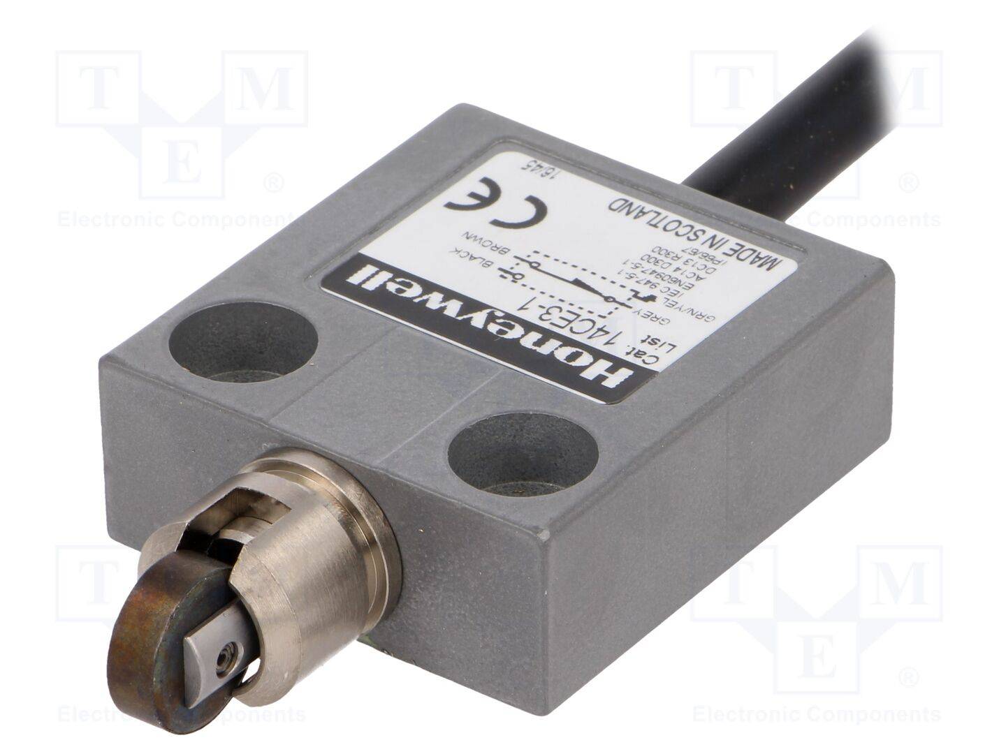 HONEYWELL 14CE3-1 Eindschakelaar; langwerpige roller van metaal Ø12,4mm; SPDT; 5A - 1 stuk