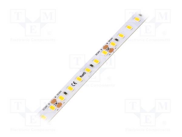 POS HQS-96-120WWP-24 LED strips; warm wit; Behuiz.(mm): 2835; LED/m: 120; 8mm; IP64; 120° - 5 meter