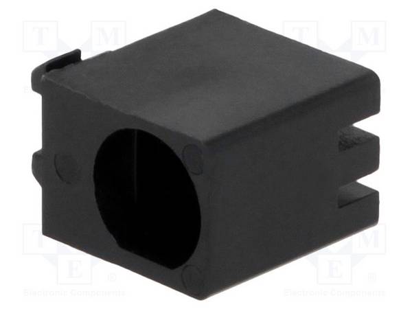 FIX&FASTEN FIX-LEK-506 LED behuizing; 5mm; polyamide; hoekig; zwart; UL94V-2; Aant.diod: 1 - 10 stuks