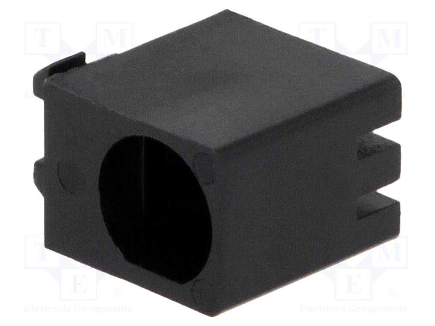 FIX&FASTEN FIX-LEK-506 LED behuizing; 5mm; polyamide; hoekig; zwart; UL94V-2; Aant.diod: 1 - 10 stuks-0