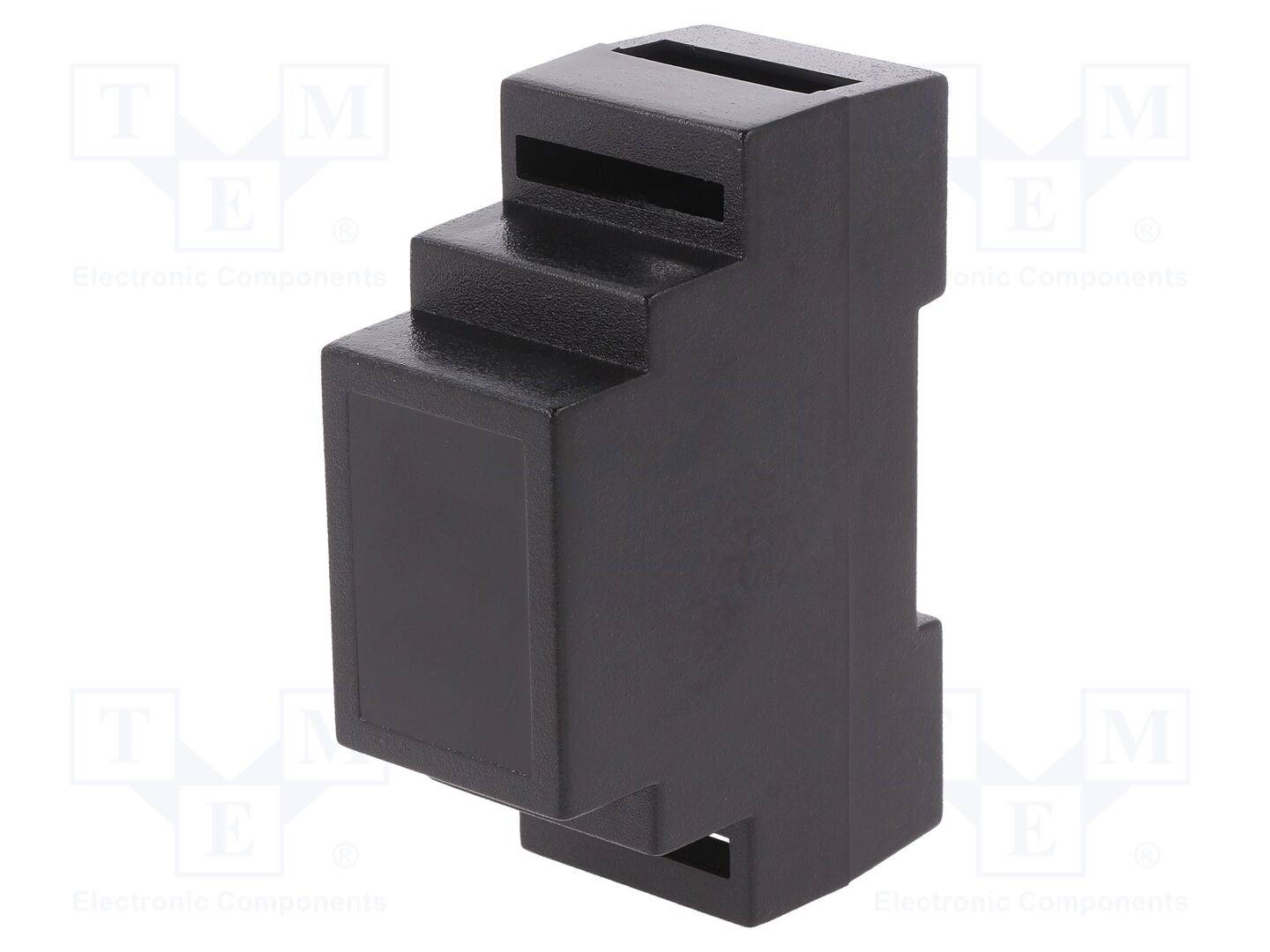 KRADEX Z103-ABS-V0/BK Behuizing: op DIN-rail; Y: 88mm; X: 34mm; Z: 62mm; ABS; zwart; UL94V-0 - 1 stuk-0