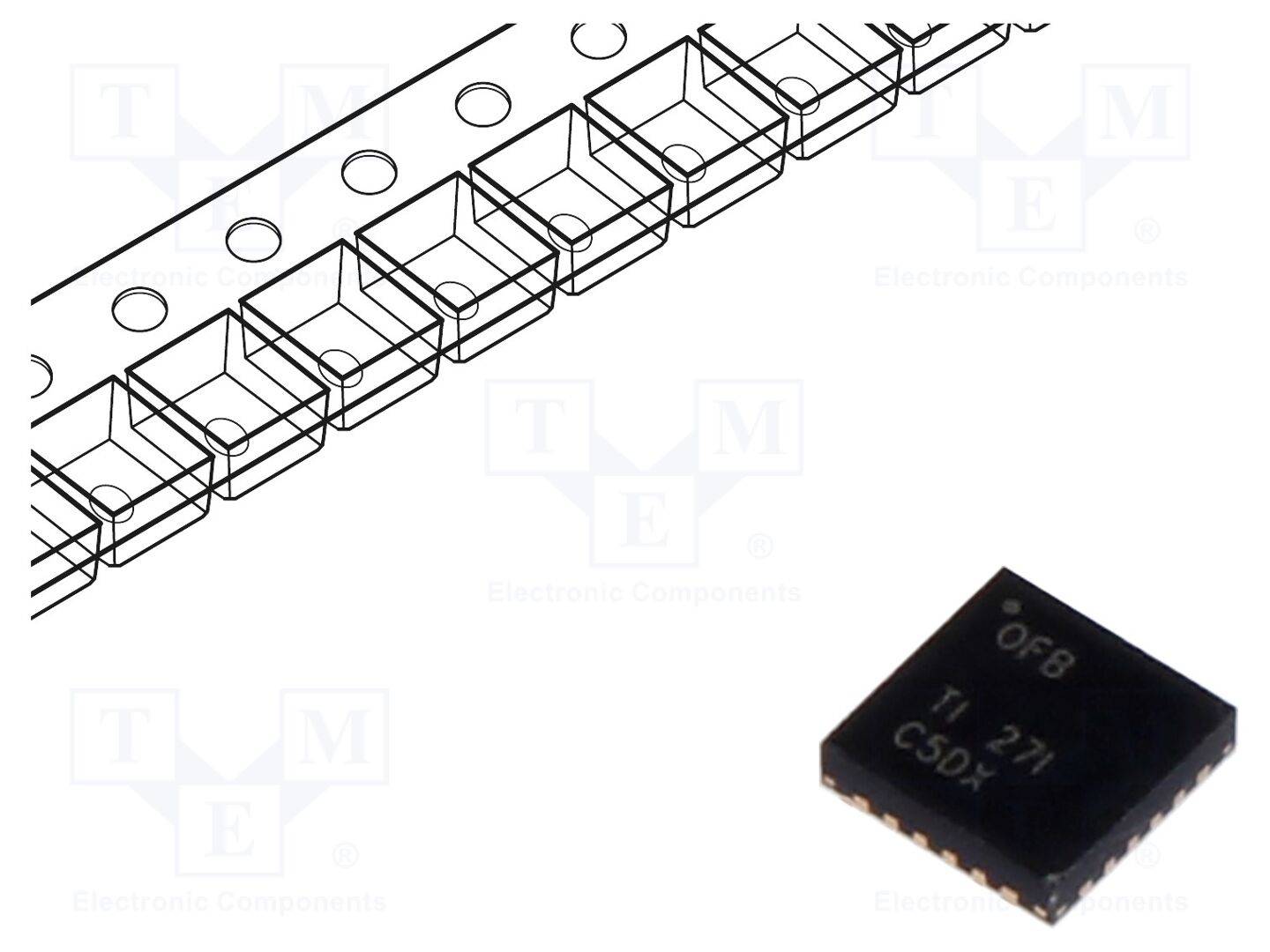 TEXAS INSTRUMENTS BQ24617RGET IC: PMIC; acculaadregelaar; Iuit: 10A; 2,1÷22V; VQFN24; 5÷24VDC - 1 stuk-0