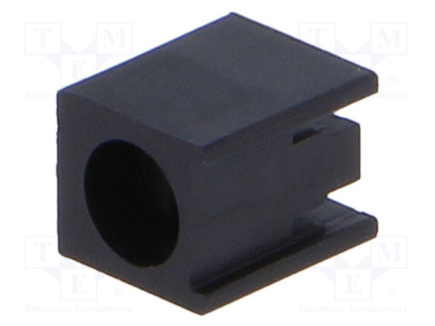 FIX&FASTEN FIX-LED-313 LED behuizing; 3mm; polyamide; hoekig; zwart; UL94V-2; Aant.diod: 1 - 50 stuks-0