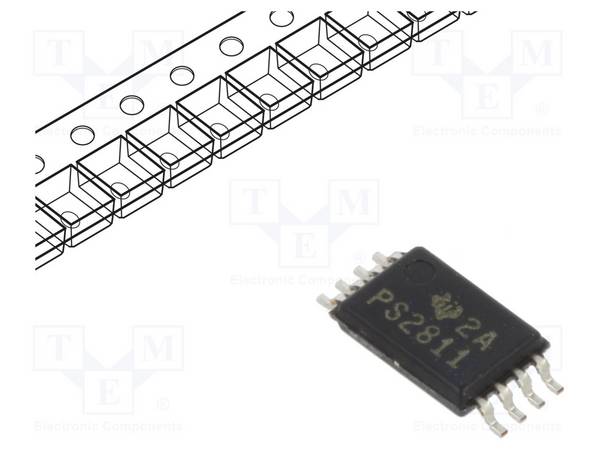 TEXAS INSTRUMENTS TPS2811PWR IC: driver; MOSFET-poortcontroller; TSSOP8; -2÷2A; 180mV÷9,9V - 1 stuk