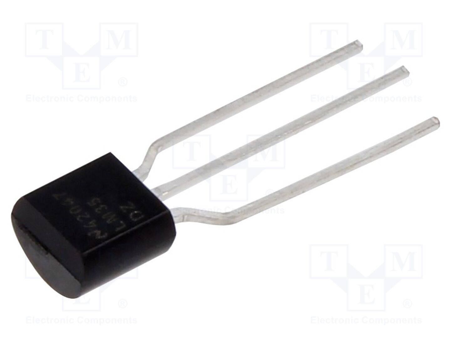 TEXAS INSTRUMENTS LM35DZ/LFT1 IC: temperatuursensor; -55÷150°C; TO92; THT; Interface: analoog - 1 stuk-0