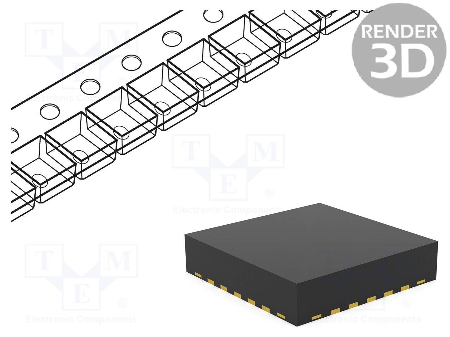 TEXAS INSTRUMENTS BQ24735RGRT IC: PMIC; acculaadregelaar; Iuit: 8A; 1,024÷19,2V; VQFN20 - 1 stuk-0