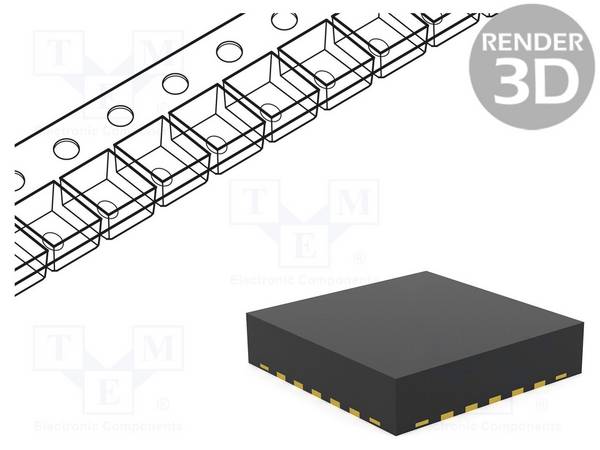 TEXAS INSTRUMENTS BQ24735RGRT IC: PMIC; acculaadregelaar; Iuit: 8A; 1,024÷19,2V; VQFN20 - 1 stuk