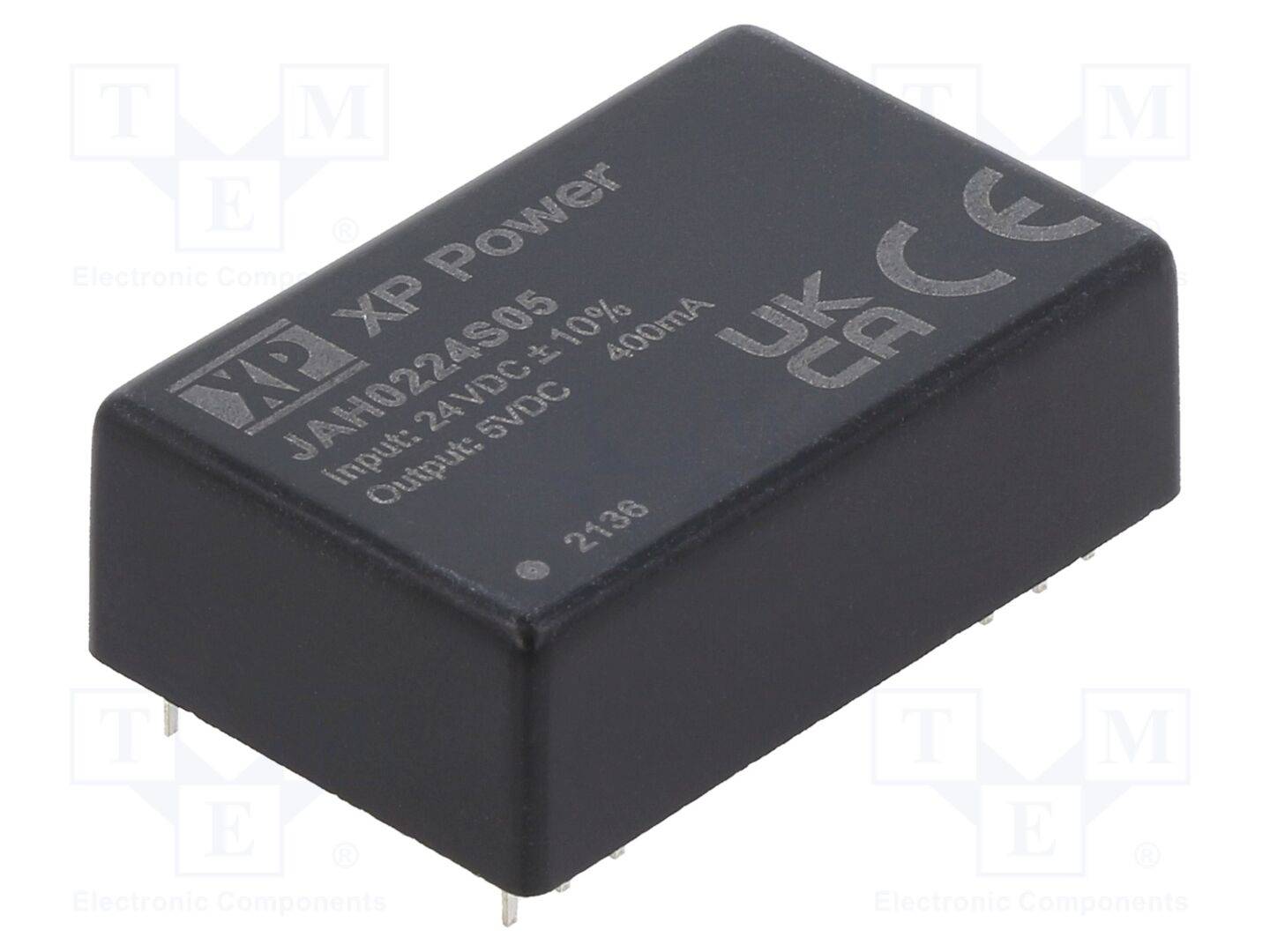 XP POWER JAH0224S05 Omvormer: DC/DC; 2W; Uin: 24VDC; Uuit: 5VDC; Iuit: 400mA; DIP24; THT - 1 stuk-0