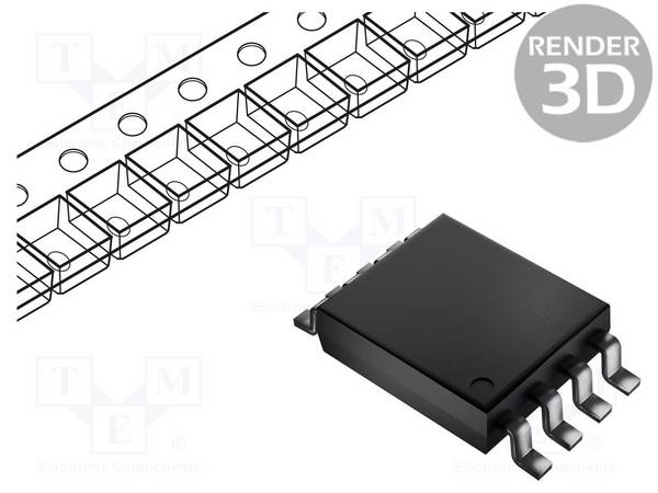TEXAS INSTRUMENTS INA240A2DR IC: meetversterker; 400kHz; Ch: 1; 2,7÷5,5VDC; SO8; 50V/V; 25uV - 1 stuk
