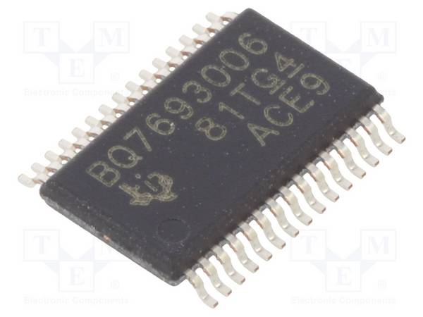 TEXAS INSTRUMENTS BQ7693006DBT IC: PMIC; battery monitor; cell balancing function; 3.3V; TSSOP30 - 1 stuk