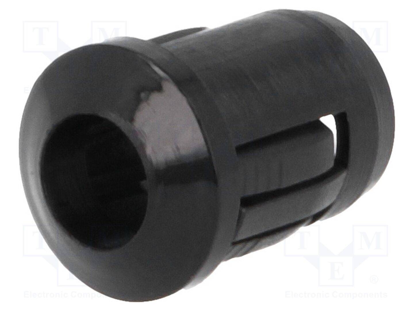 FIX&FASTEN FIX-LED5-3 LED houder; 5mm; eendelig; zwart; UL94V-2; L: 12,5mm; polyamide - 10 stuks-0
