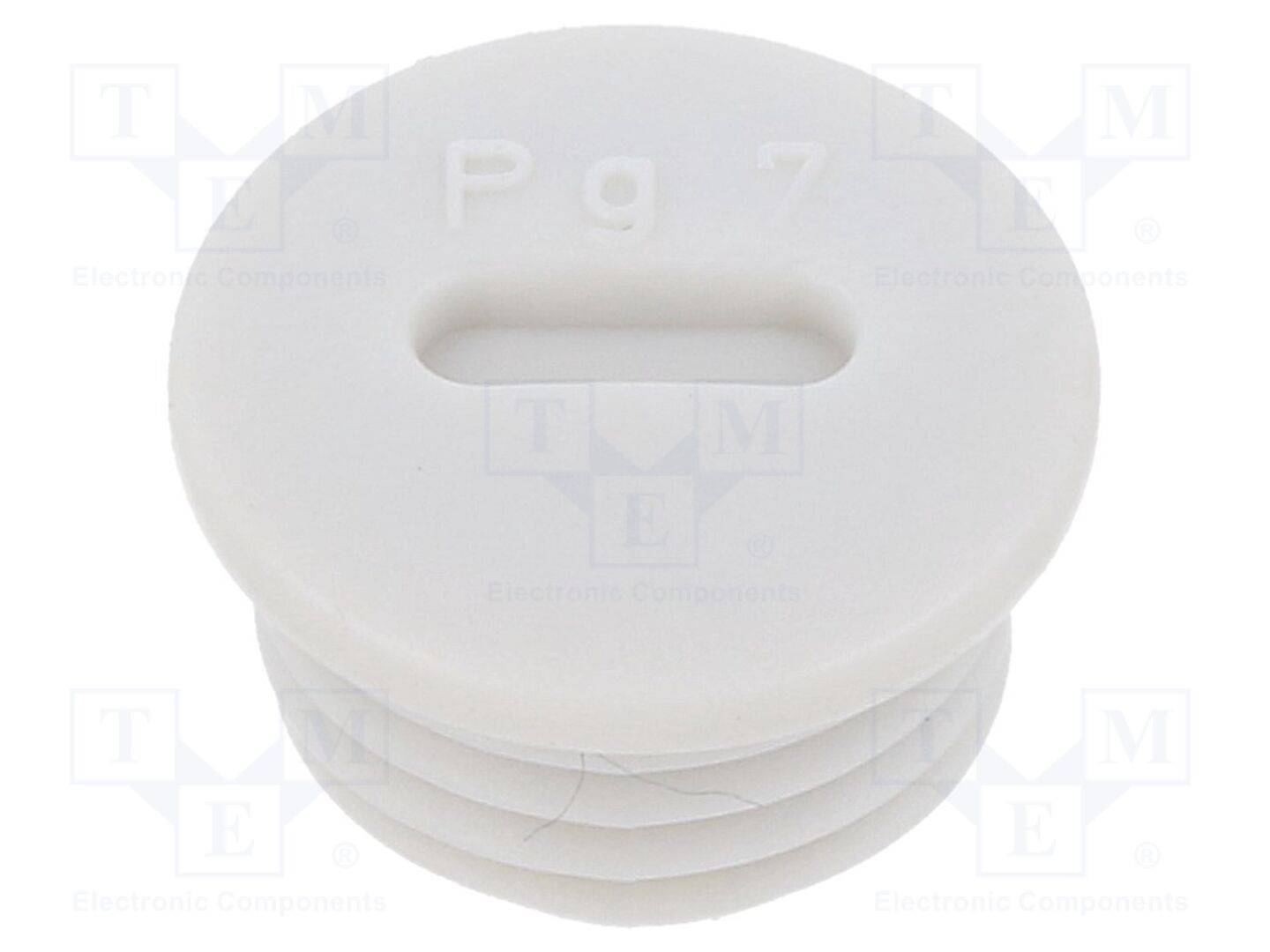 BM GROUP BM4596 Stop; PG7; IP56; polyamide; lichtgrijs; Schroefdr: PG; 6mm; -25÷60°C - 10 stuks-0