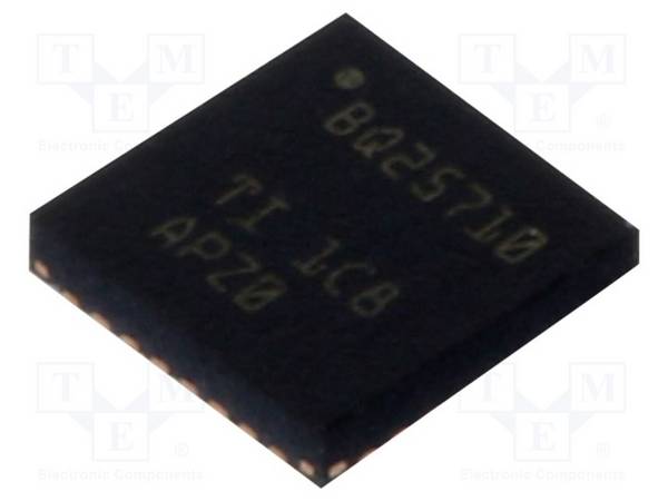 TEXAS INSTRUMENTS BQ25710RSNT IC: PMIC; acculaadregelaar; Iuit: 8,128A; 1,024÷19,2V; QFN32 - 1 stuk