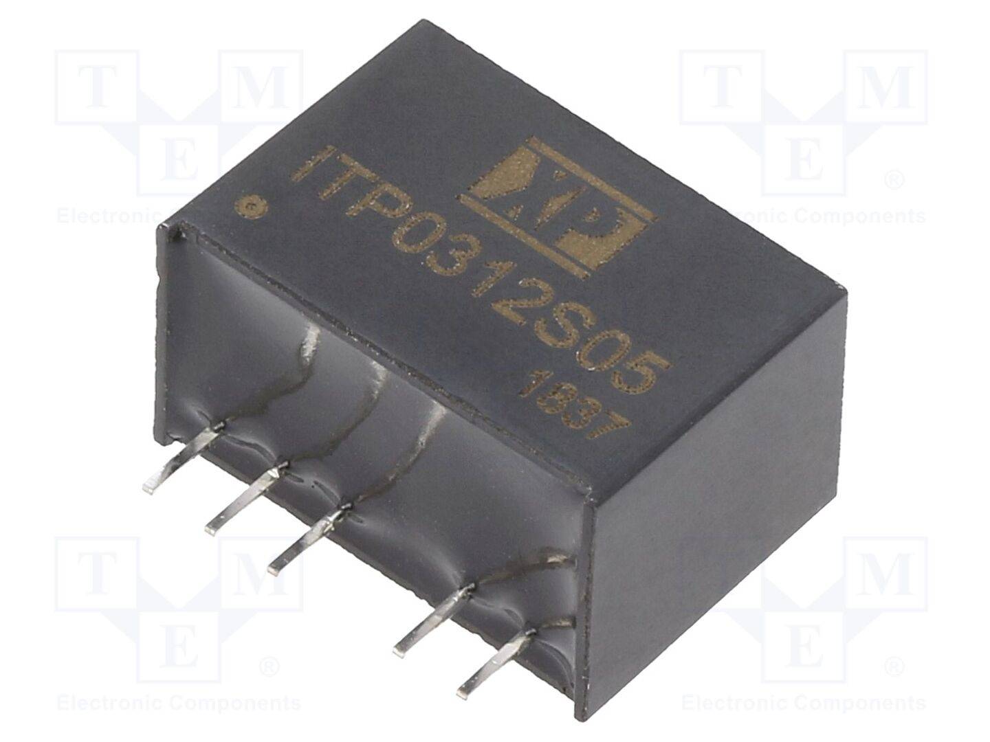 XP POWER ITP0312S05 Omvormer: DC/DC; 3W; Uin: 4,5÷18VDC; Uuit: 5VDC; Iuit: 600mA; SIP6 - 1 stuk-0
