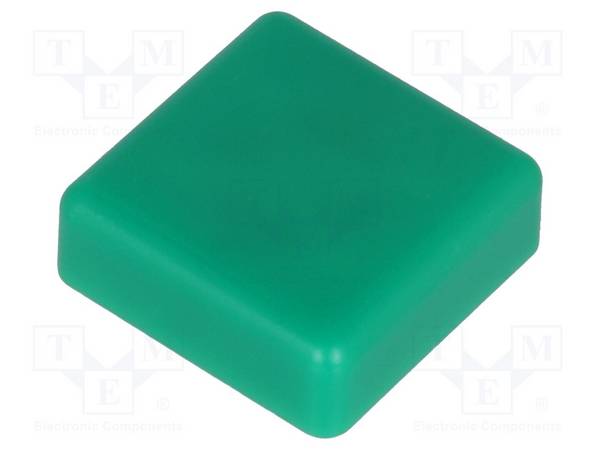 NINIGI TACT-2BSGN Toets; vierkant; groen; 12x12mm - 10 stuks