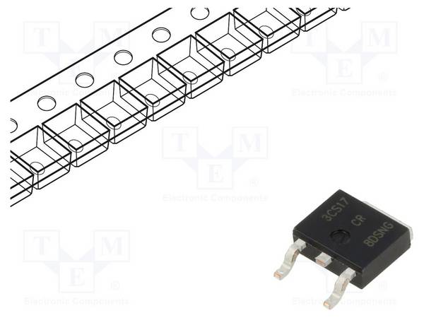 LITTELFUSE MCR8DSNT4G-LF Thyristor: standaard; 800V; Ifmax: 8A; 5,1A; Igt: 12mA; DPAK; SMD - 1 stuk